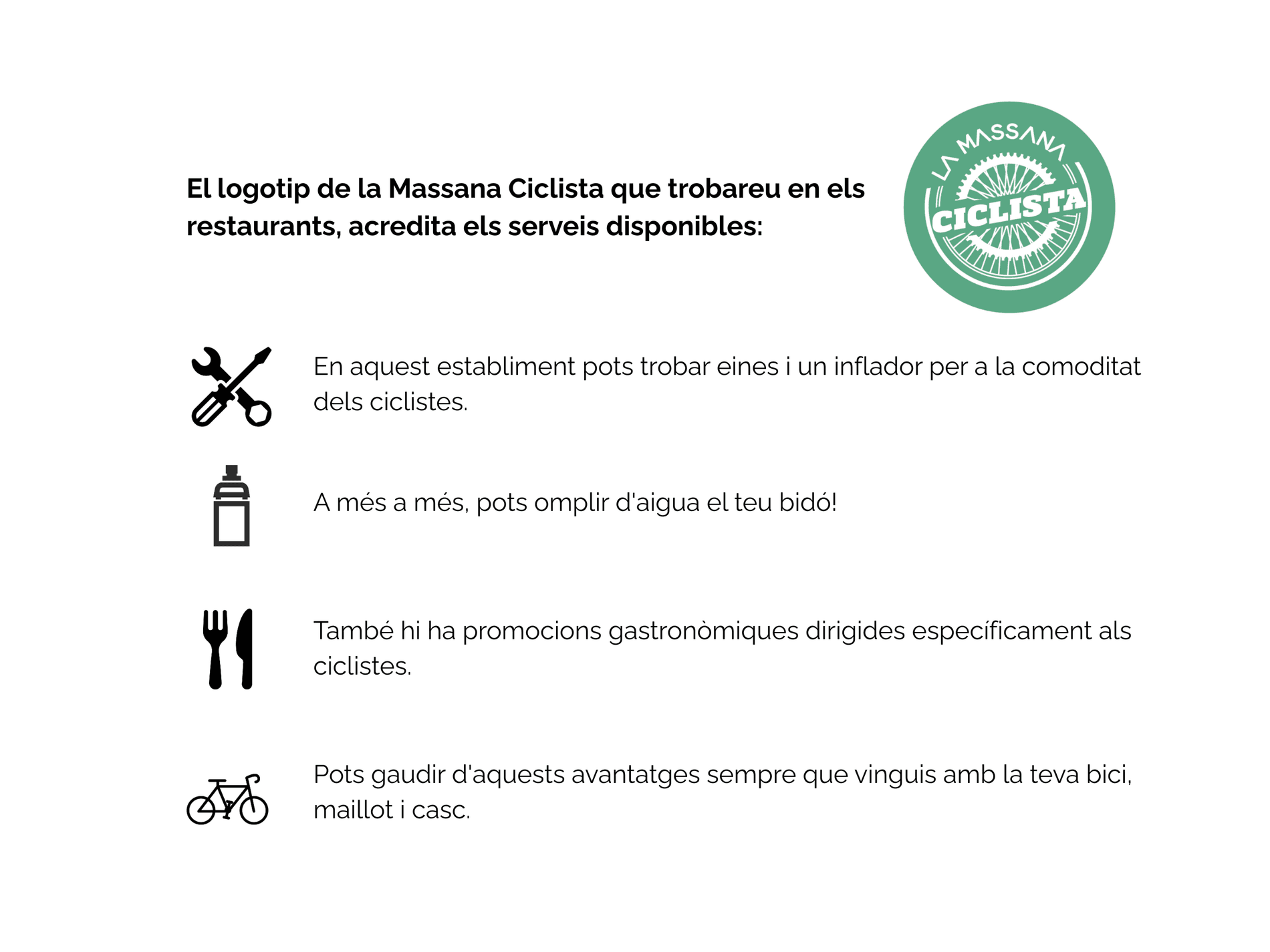 Imagen de LA MASSANA CICLISTA #GASTRONOMIA